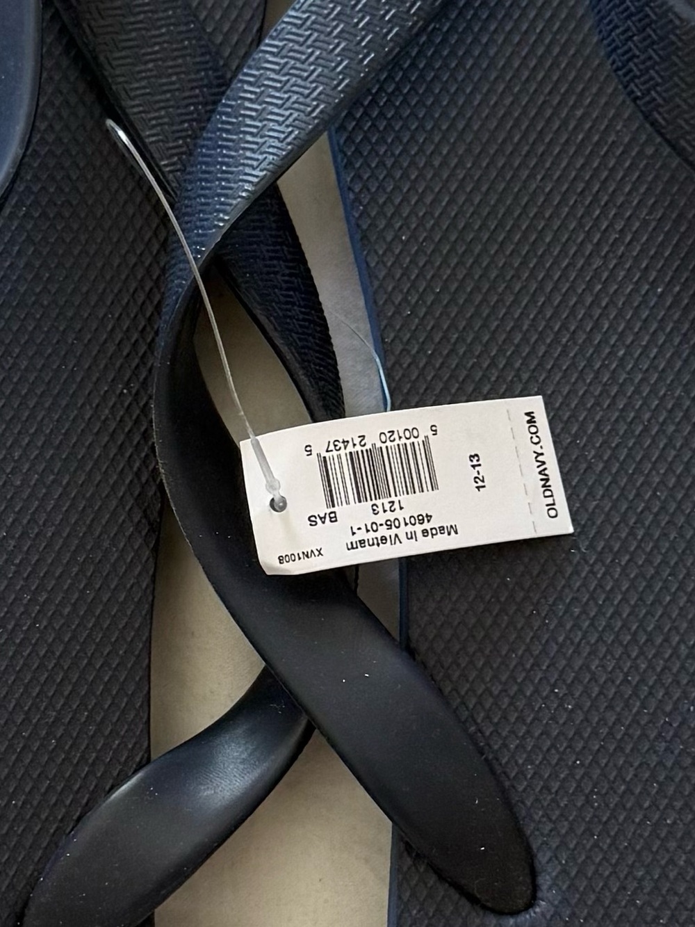 Old Navy Dark Navy Simple Flip Flop Sandals